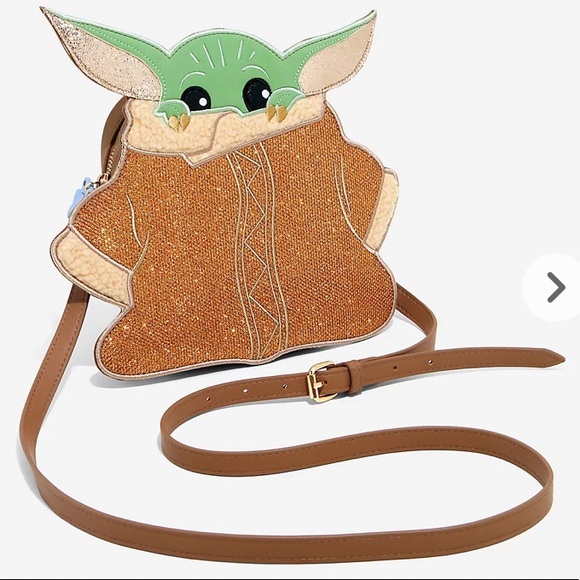 DANIELLE NICOLE STAR WARS THE MANDALORIAN THE CHILD CROSSBODY BAG! - Picture 1 of 5